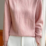 French lace-trimmed knitted undershirt - liwisi