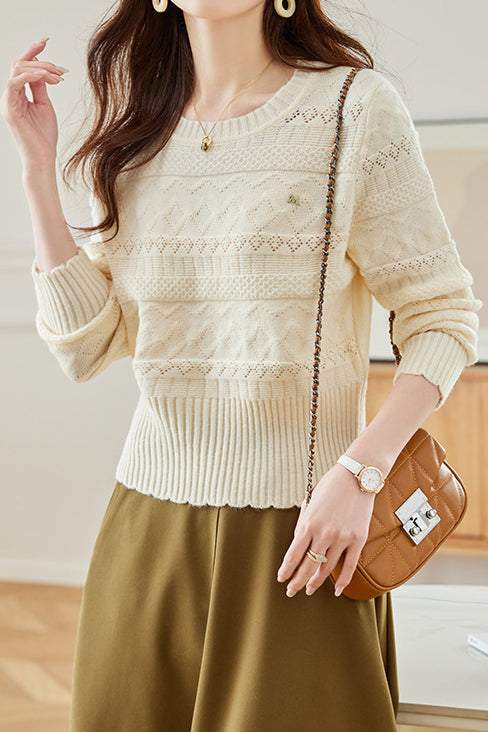 Low Neck Layering Knit Top - liwisi