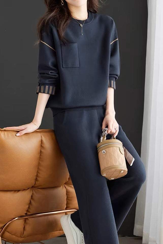 Chic Knit Fashion Two-Piece Set in 3 Colors - liwisi