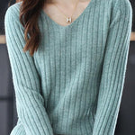 Long Sleeve Knitted Base Layer Top - liwisi