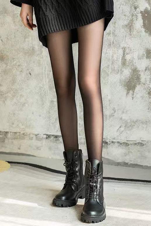 Thick and warm pantyhose, high-waisted leggings - liwisi