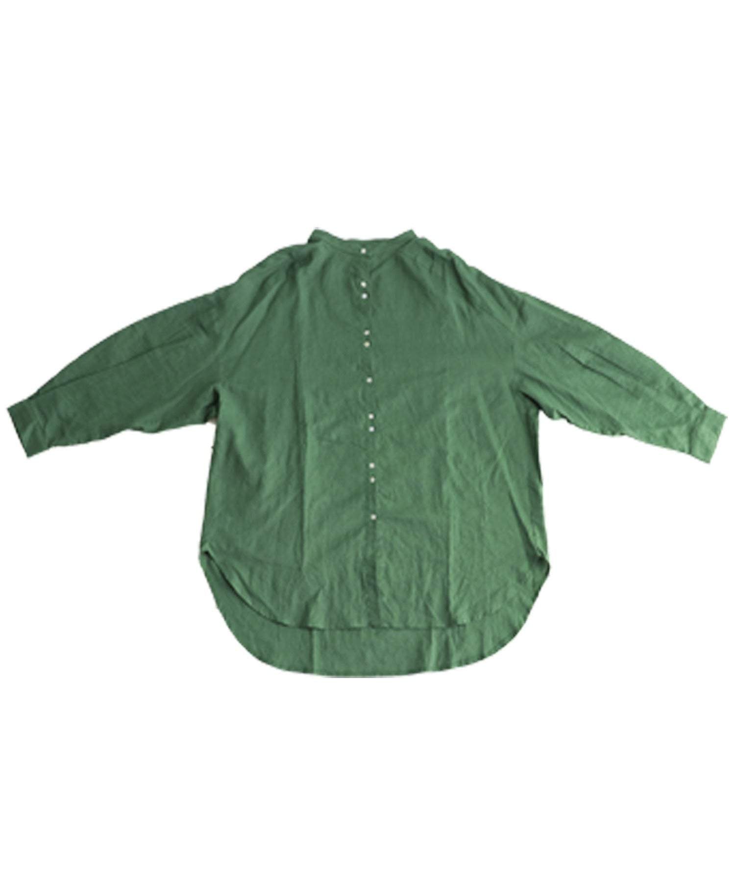 Stand Collar Drop Shoulder Linen Tunic - 6 Colors Available - liwisi