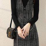 Elegant Suspender Dress - liwisi