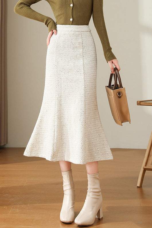 Elegant Fitted Sequin Mermaid Dress in Chic Style - liwisi