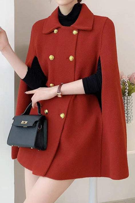 Faux Mink Fur Knit Cape Top - liwisi