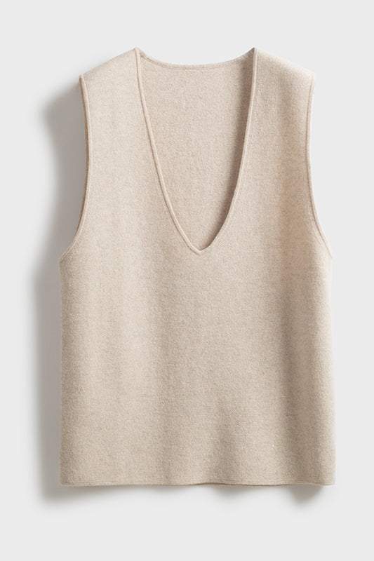 Versatile Simple Layered Knit Vest - liwisi