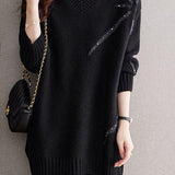 Fashion Beaded V-Neck Sweater - liwisi