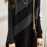 Elegant Long Knit Sweater - liwisi