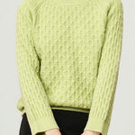 Jacquard plaid pullover knitted sweaters - liwisi