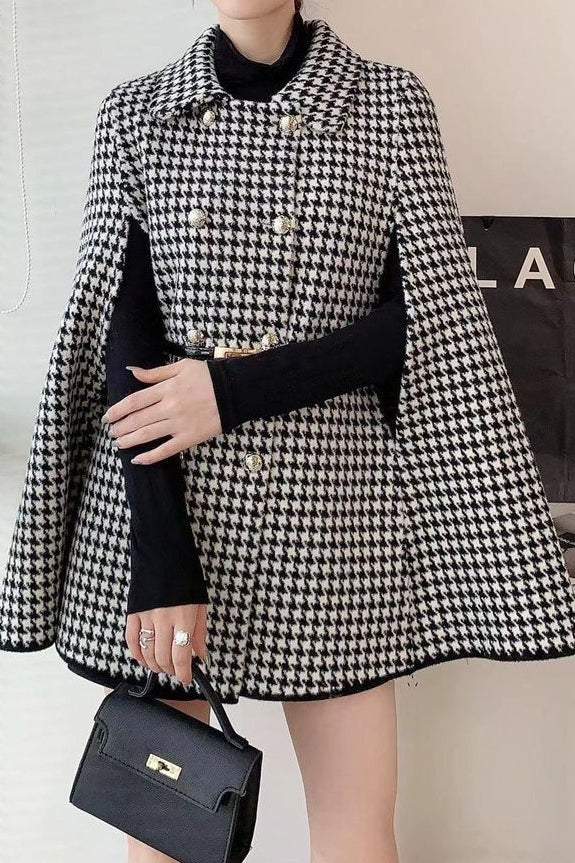 Faux Mink Fur Knit Cape Top - liwisi