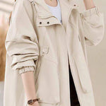 Short padded trench coat - liwisi