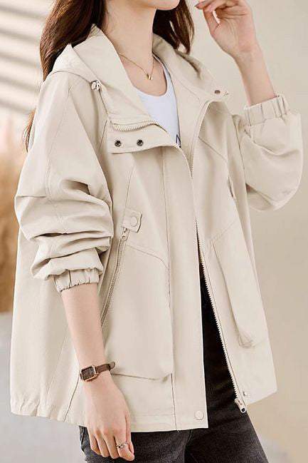Short padded trench coat - liwisi