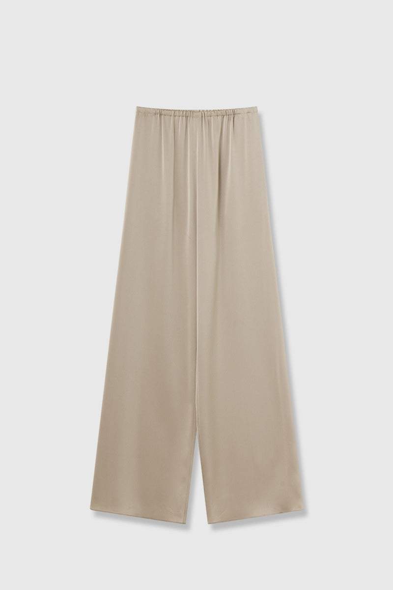 ベーシックデザインマキシワイドパンツ 4色入 - liwisi