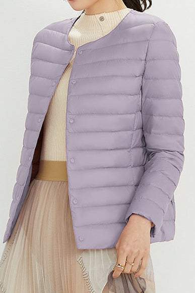 Lightweight Long Sleeve Duck Down Jacket - liwisi