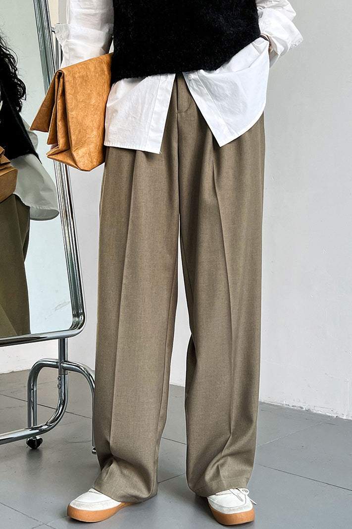 Maxi Tuck-In Wide Pants - 3 Colors Available - liwisi