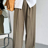 Maxi Tuck-In Wide Pants - 3 Colors Available - liwisi