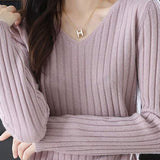Long Sleeve Knitted Base Layer Top - liwisi
