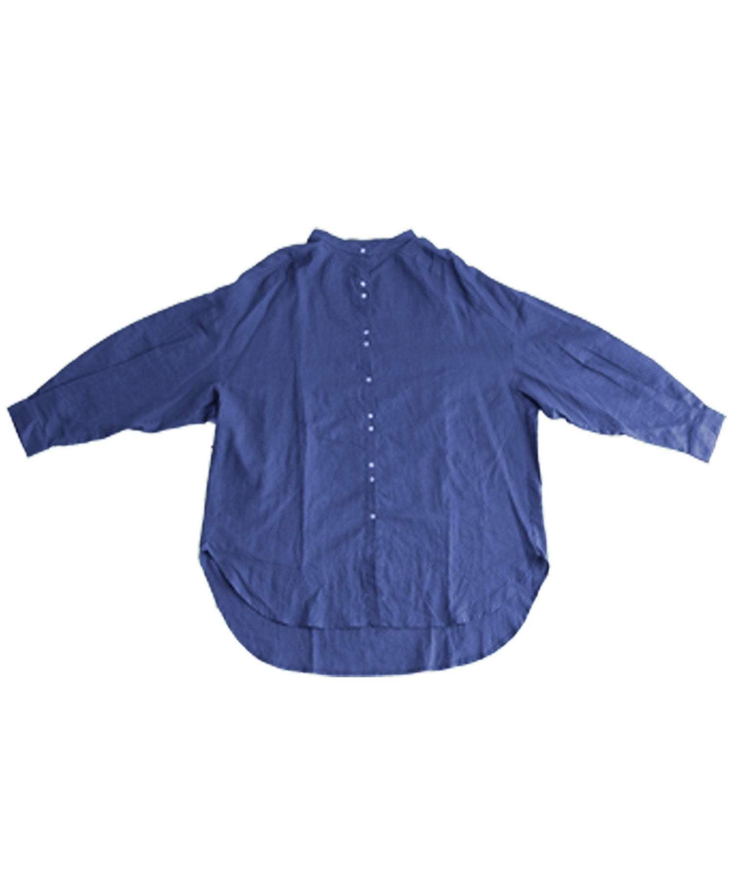 Stand Collar Drop Shoulder Linen Tunic - 6 Colors Available - liwisi