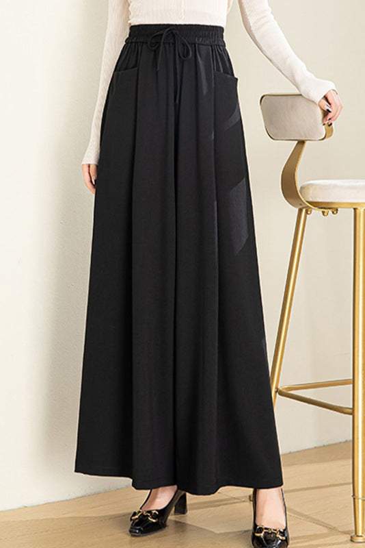 Relaxed Loose Solid Linen Pants - liwisi