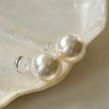 Pearl Decor Stud Earrings - 6 Colors Available - liwisi
