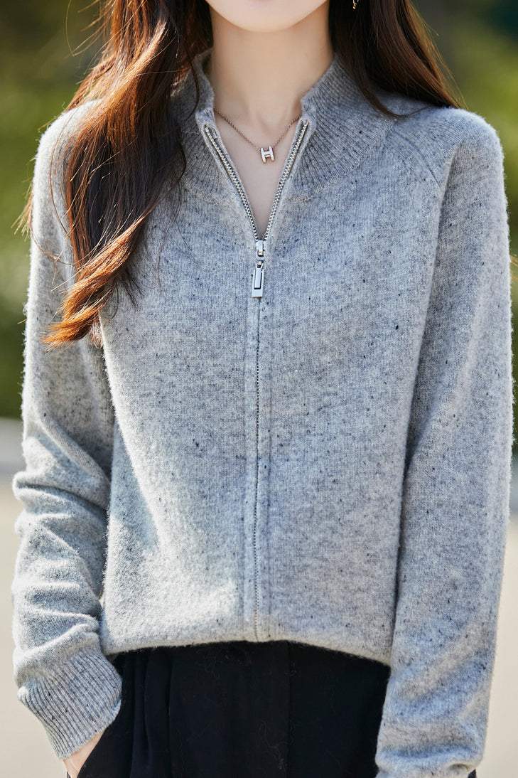 Loose, casual, soft and thick knitted top - liwisi
