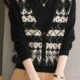Half turtleneck fake two-piece top - liwisi