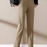 Straight Tube Loose Casual Versatile Thick Cigarette Pants - liwisi