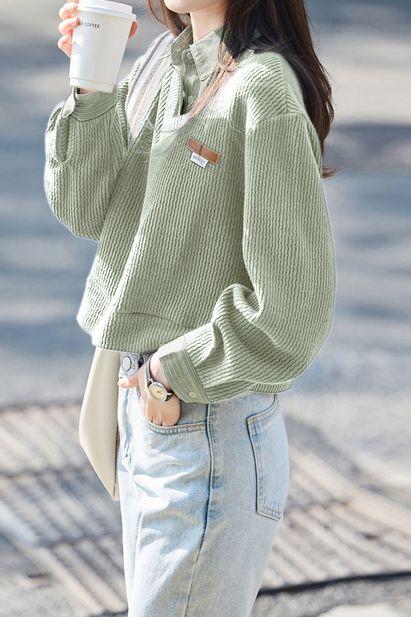 Fashion Color Block Striped Hoodie - liwisi