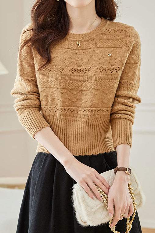 Low Neck Layering Knit Top - liwisi