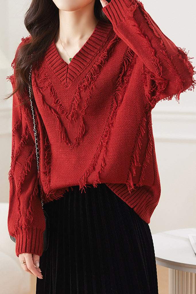 Whisker Detail Knit Top - liwisi