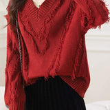 Whisker Detail Knit Top - liwisi