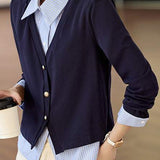 Blue Faux Two-Piece Striped Shirt - liwisi