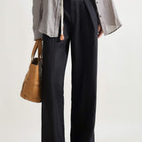 Woven Belt Casual Maxi Pants - 3 Colors Available - liwisi