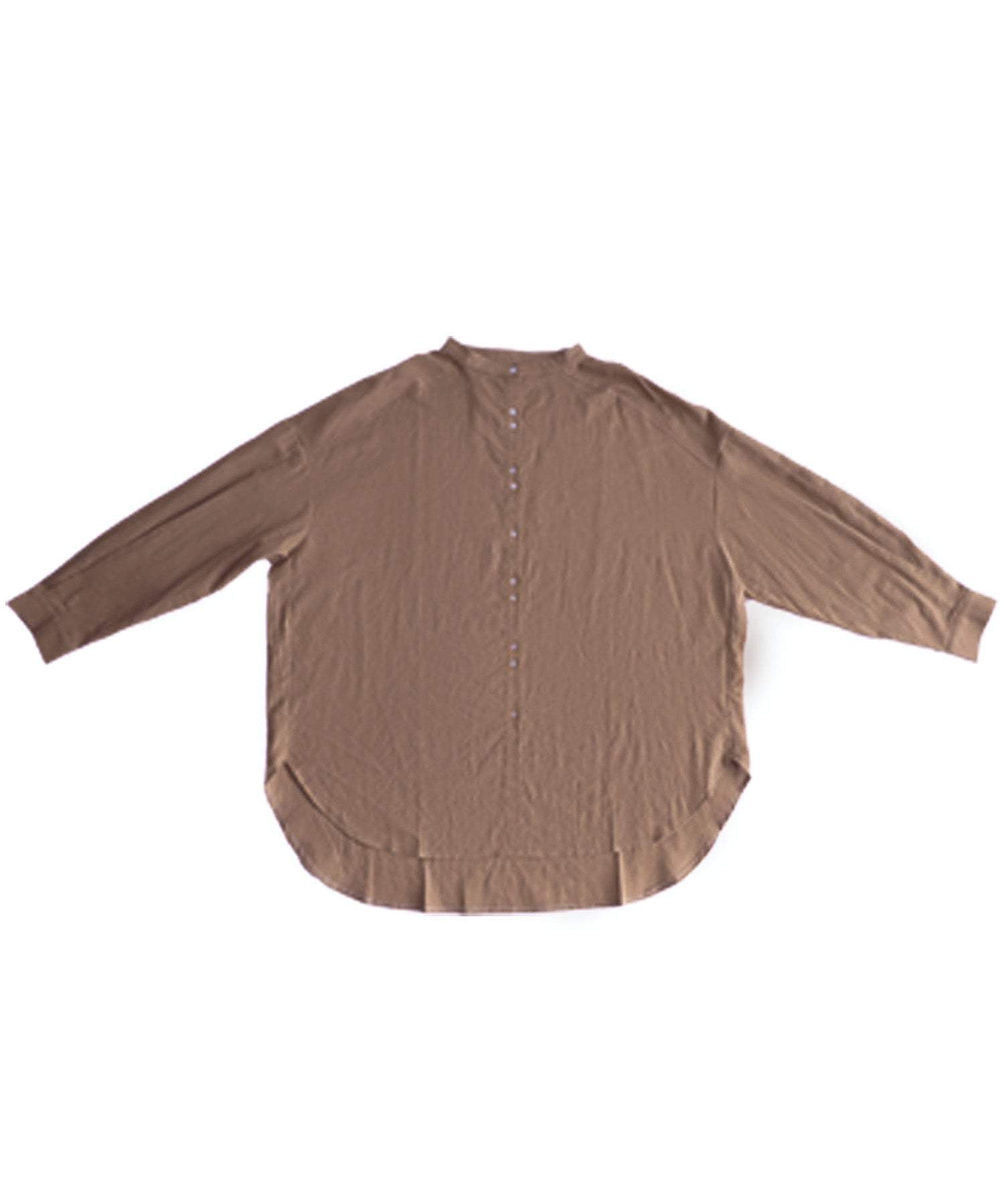 Stand Collar Drop Shoulder Linen Tunic - 6 Colors Available - liwisi
