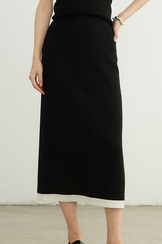 Comfortable wool knitted set - liwisi