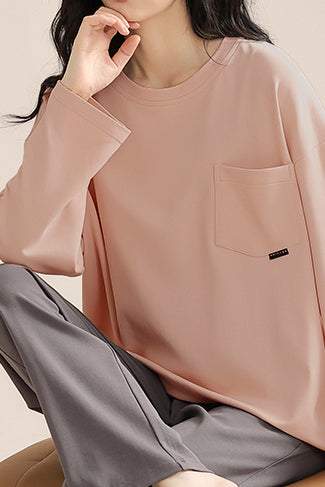 Simple pullover pajamas set - liwisi