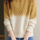 Half-high collar knitted base layer shirt with hidden pattern - liwisi