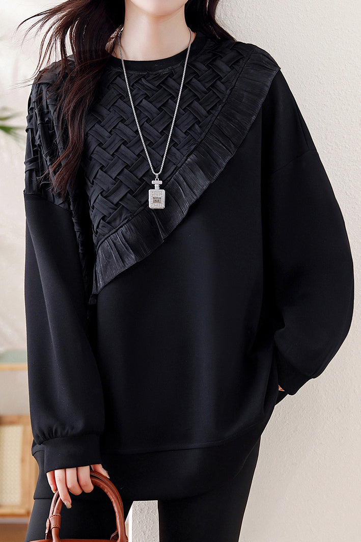 Spliced casual sweatshirt - liwisi