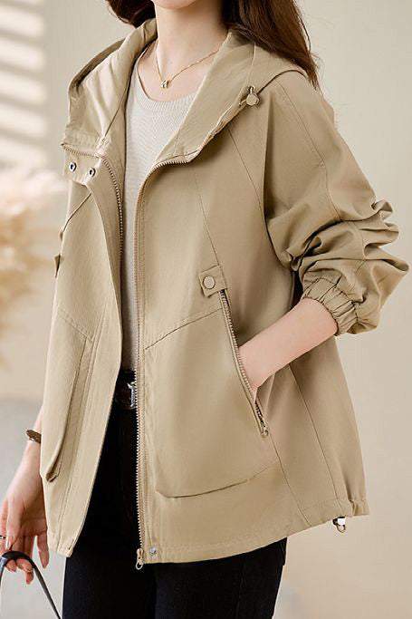 Short padded trench coat - liwisi