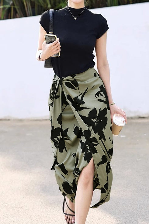 Fashion Temperament Printed Set - liwisi