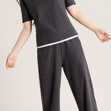 Fashionable Faux Two-Piece Loungewear - liwisi