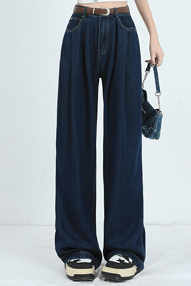 Simple Design Maxi Denim Pants - 6 Colors Available - liwisi