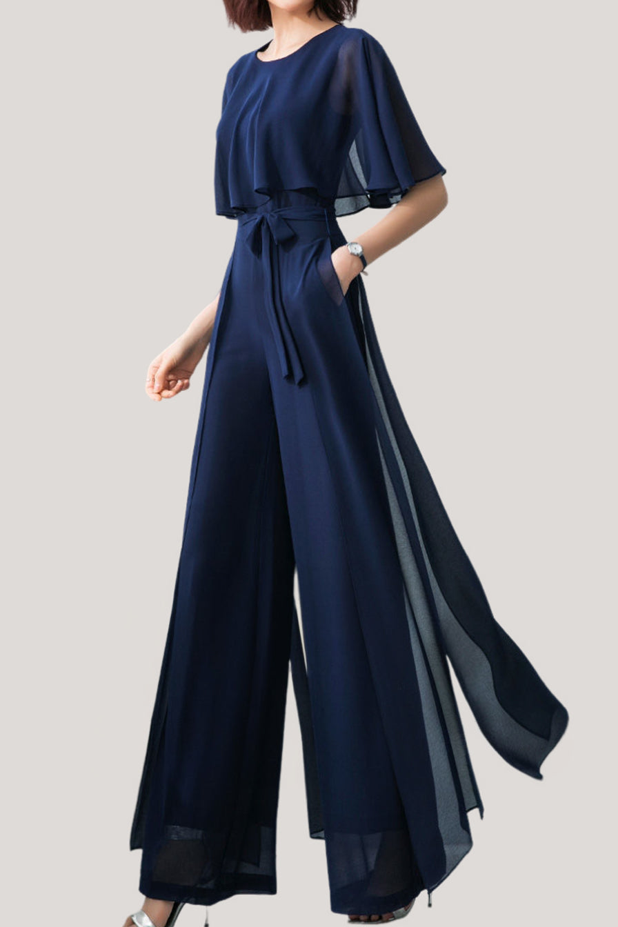 Ruffled sleeve jumpsuit - liwisi