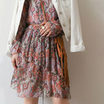 ステンカラーステッチ装飾デニムショートジャケット 2色入 - liwisi