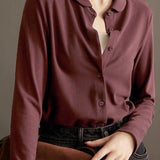 Simple Office Solid-Color Shirt