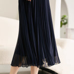 Elegant Temperament Pleated Dress - liwisi
