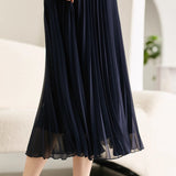 Elegant Temperament Pleated Dress - liwisi