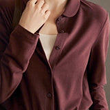 Simple Office Solid-Color Shirt