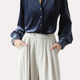 Office Vintage Suede Long-Sleeve Shirt