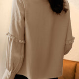 French elegant textured shirt